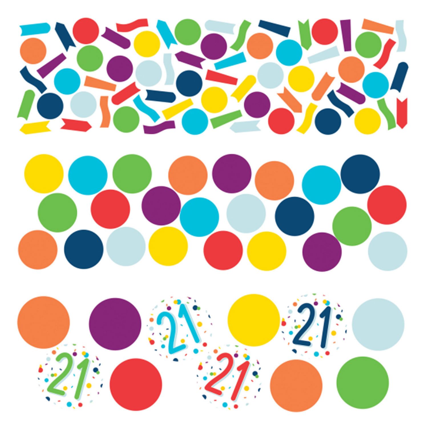 Konfetti 'Confetti Birthday' Zahlen Konfetti, 34g