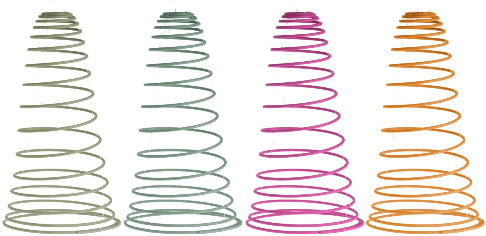 Koopman Räucherstäbchen-Halter Bunt, (4 St), 4er Set, Citronella, 4 Farben, zum Aufhängen, Insektenschutz