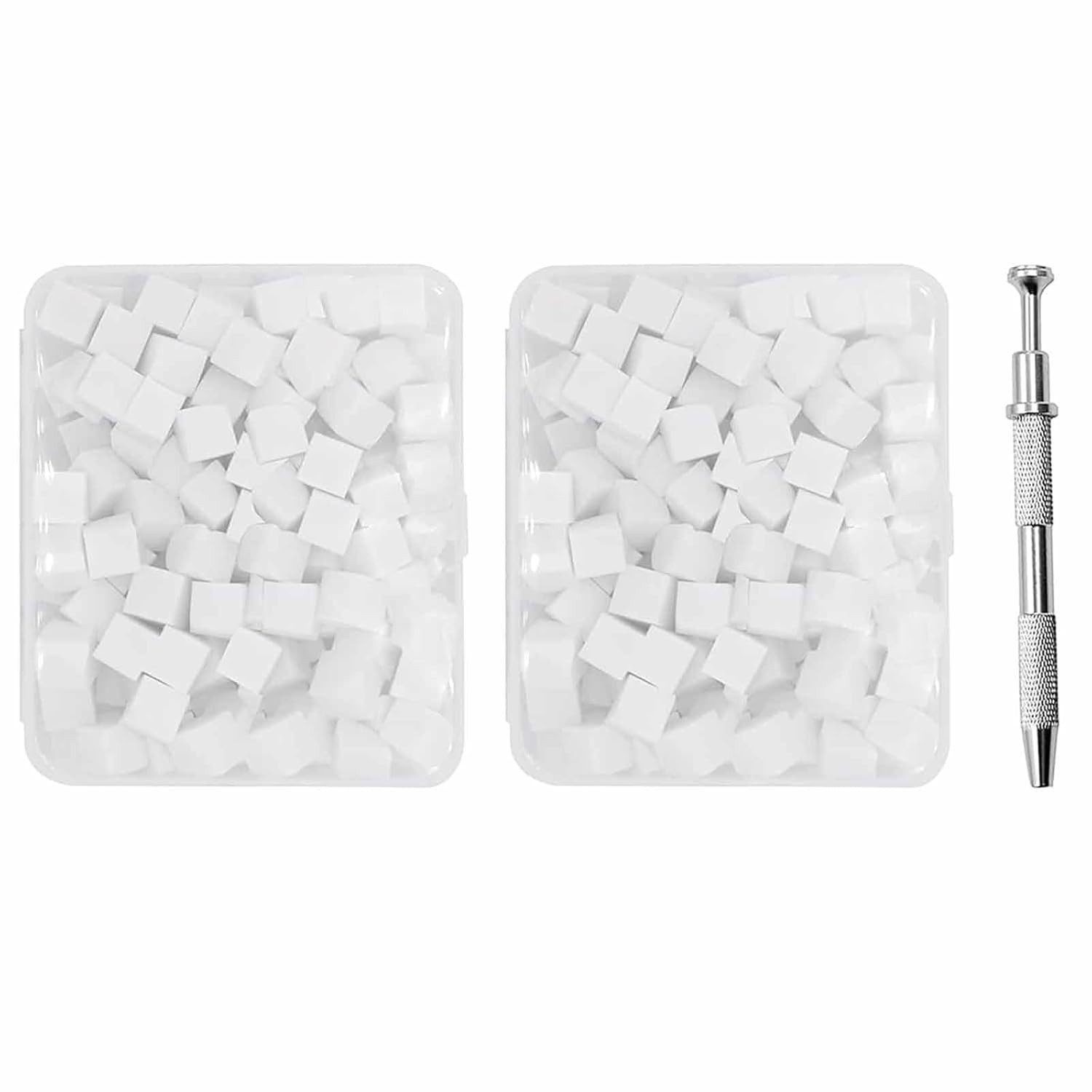 FELIXLEO Nageldesign Zubehör 300er Nail Art Schwamm mit Metallgreifer Gradient Nagel DIY Zubehör, 900-tlg.