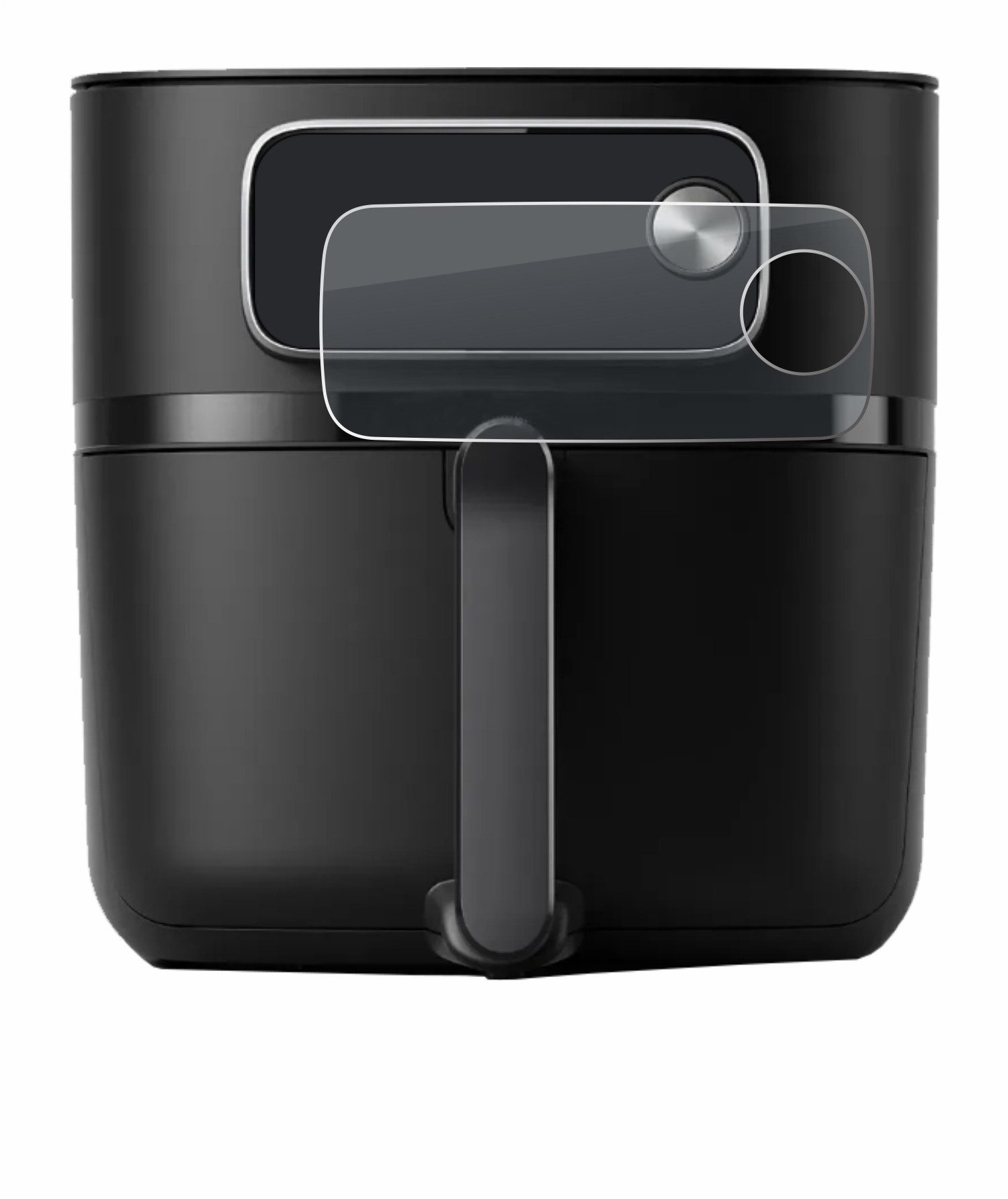 upscreen Displayschutzglas Folie für Philips Airfryer HD9876/90, Schutzfolie Glas Panzer Display Schutz matt