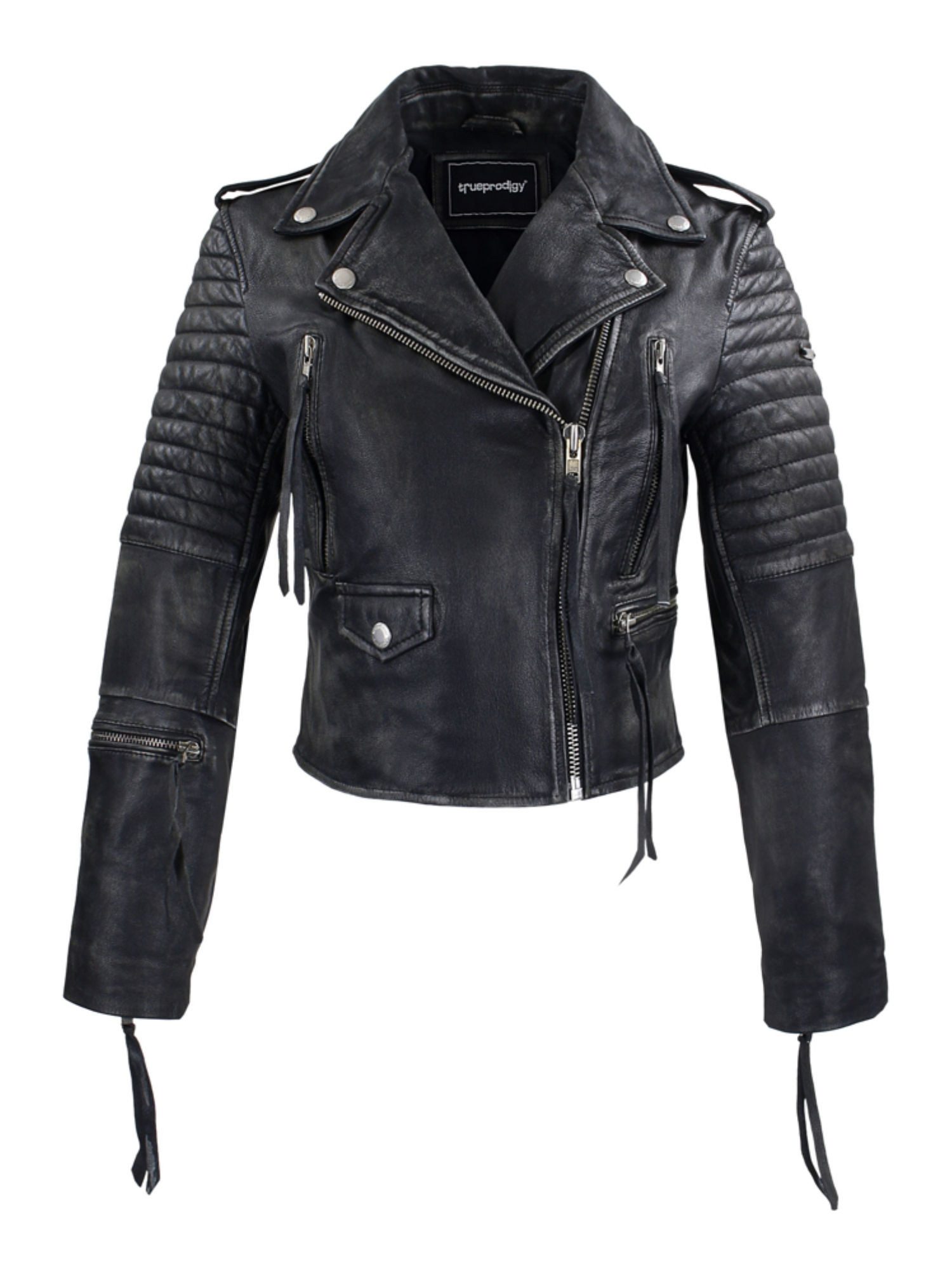 trueprodigy Lederjacke Avril mit Waschung und günstig online kaufen