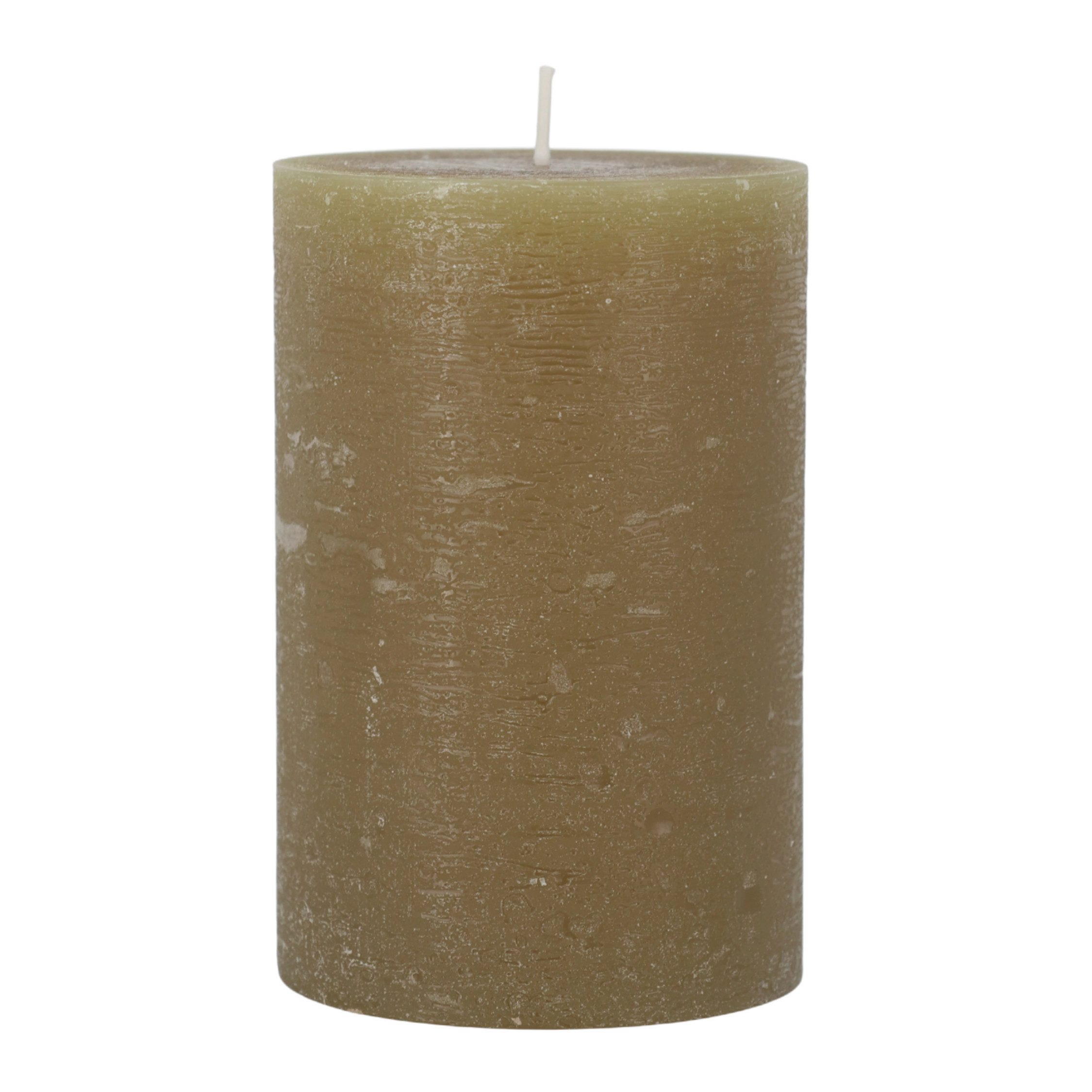 Chic Antique Stumpenkerze Chic Antique – Macon Stumpenkerze rustikal Grüne Nuancen 90 Std