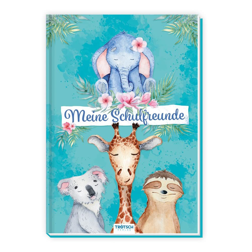 Trötsch Verlag Spiel TRÖTSCH Freundebuch Meine Schulfreunde – Tiere, ab 6 Jahren