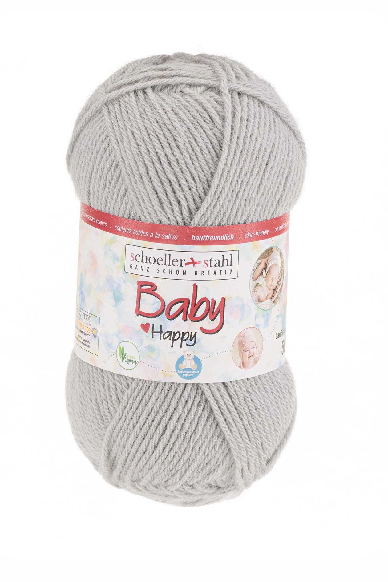 Schoeller + Stahl Baby Happy Häkelwolle, 185 m, weich und pflegeleicht