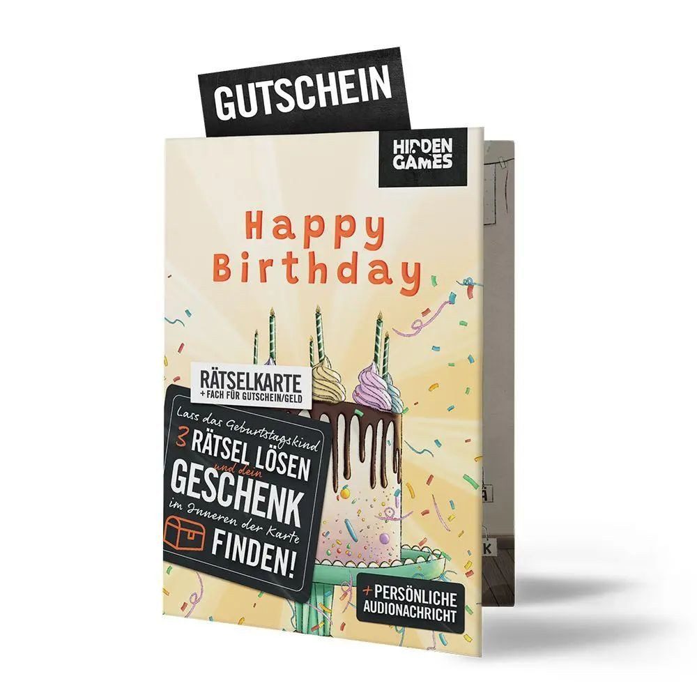 Pegasus Spiele Spiel Hidden Games: Rätselhafter Geburtstag Rätselkarte