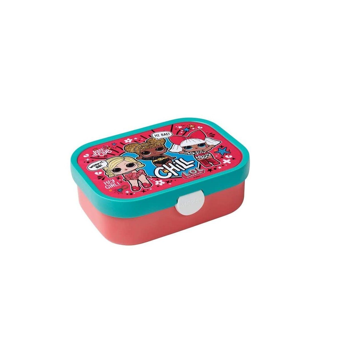 Mepal Lunchbox Brotdose für Schule & Ausflüge, 500 ml, kindgerechter Verschluss, PP/PCTG, Polypropylen, LOL Surprise Design, BPA frei, spülmaschinengeeignet, robuste Bauweise