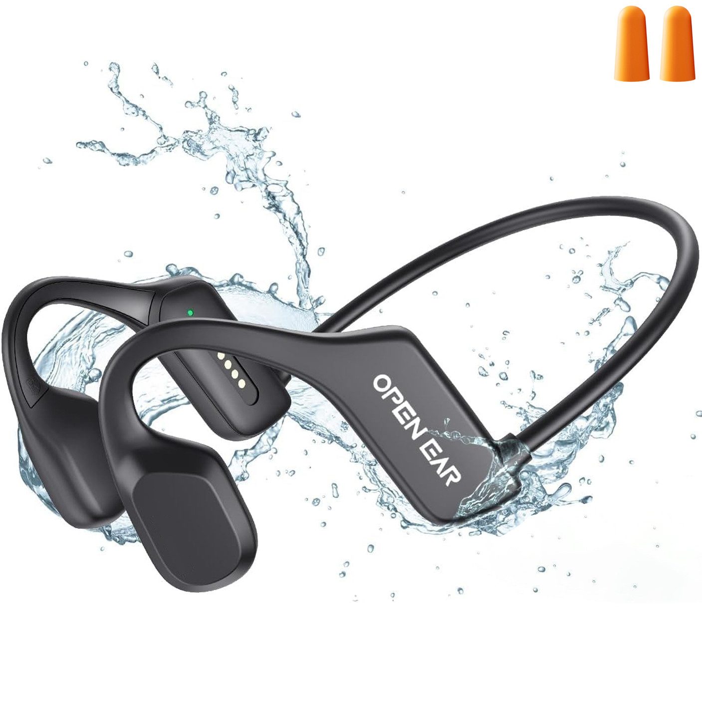 Open Ear Kopfhörer, Knochenleitungs-Kopfhörer, Bluetooth 5.3 Open-Ear-Kopfhörer