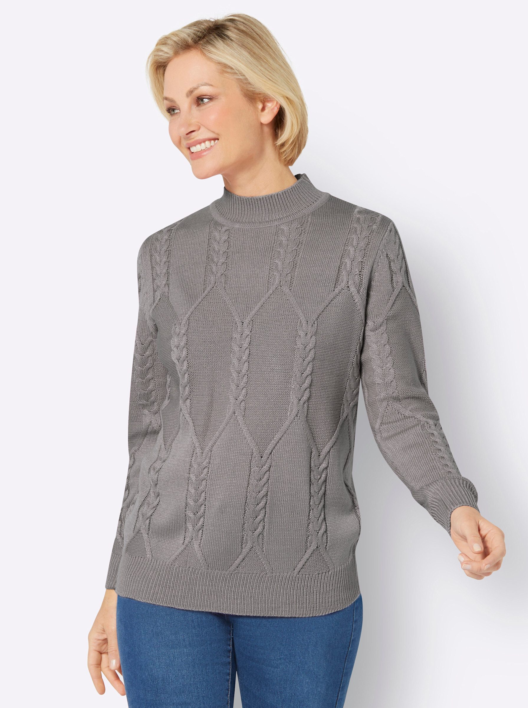 Strickpullover Langarm-Pullover