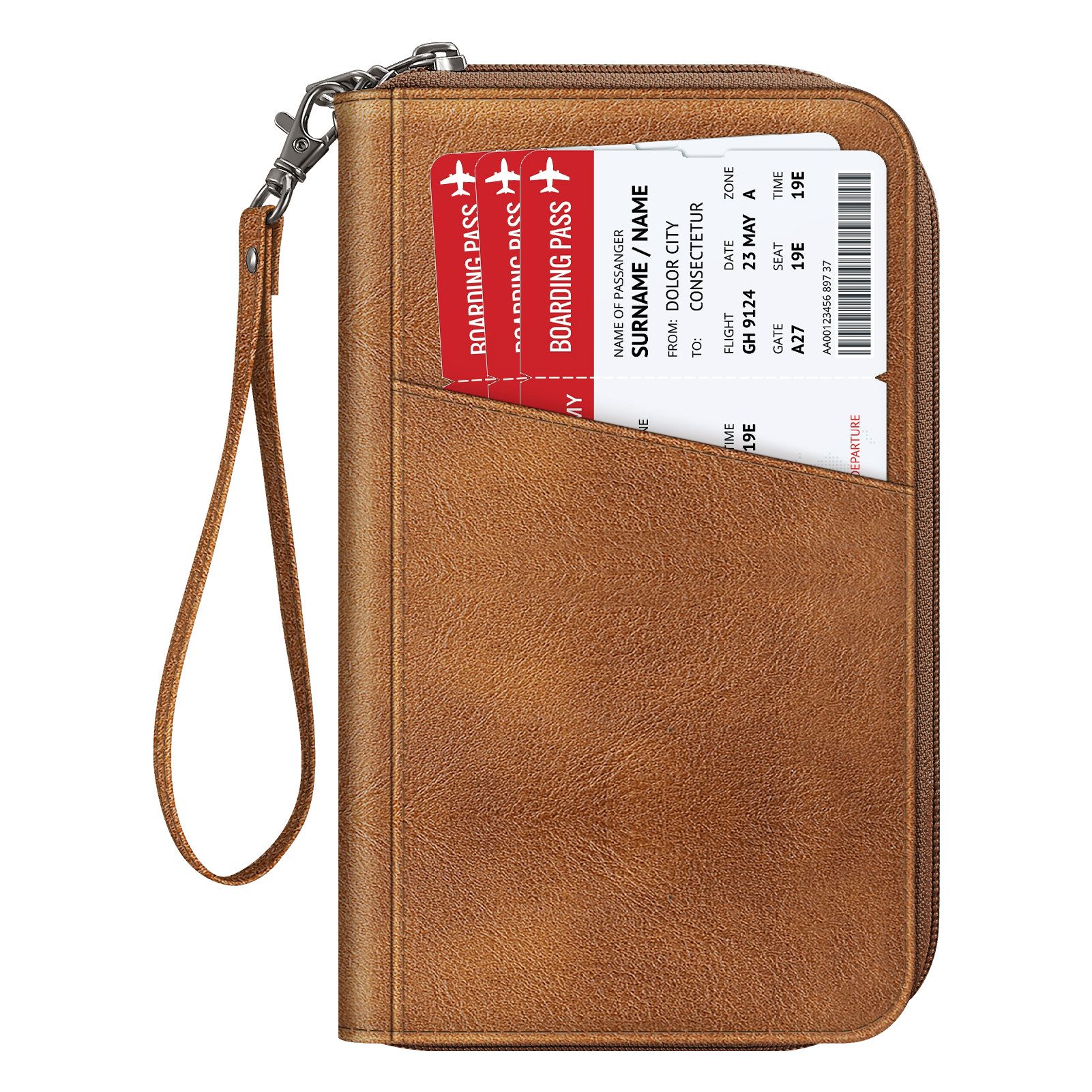 Fintie Geldbörse Reisepass Tasche Familie Reiseorganizer, günstig online kaufen