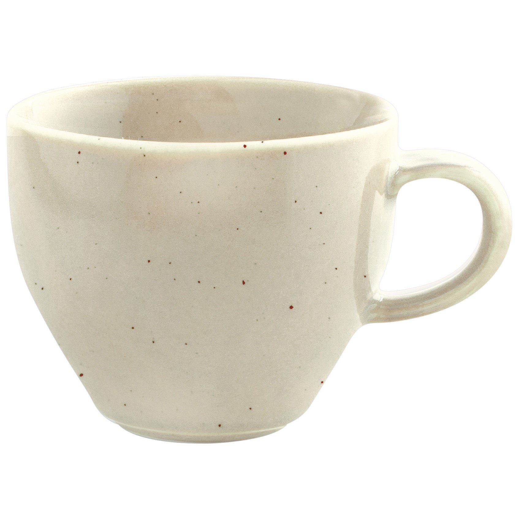 cotton Kahla Milchkaffeetasse 0,30 Porzellan, natural l, Handglasiert, Germany Made in Homestyle Tasse