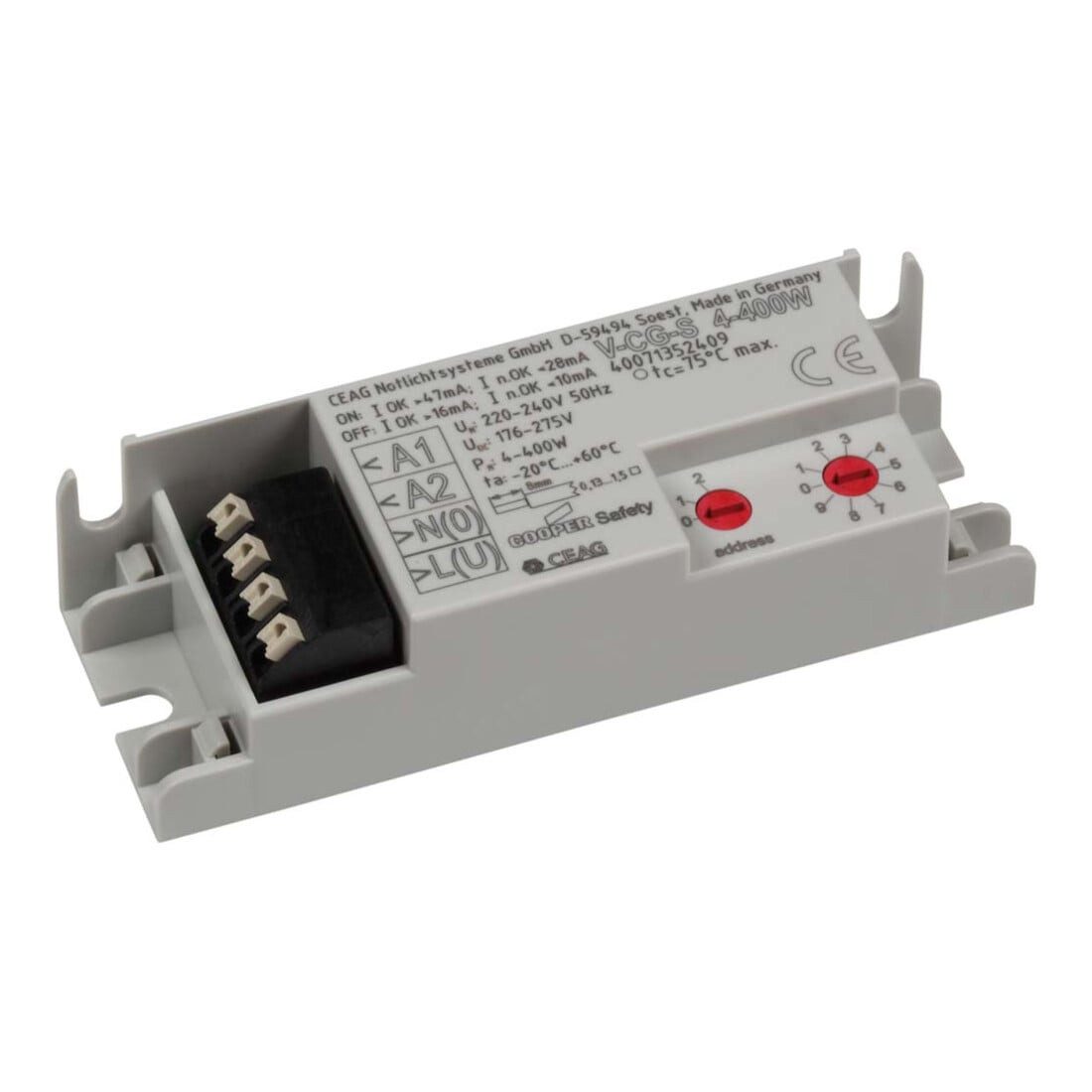Ceag UVC-Leuchtmittel Ceag Notlichtsysteme Überwachungsmodul 4-400W 220-240V VCG-S4-400W