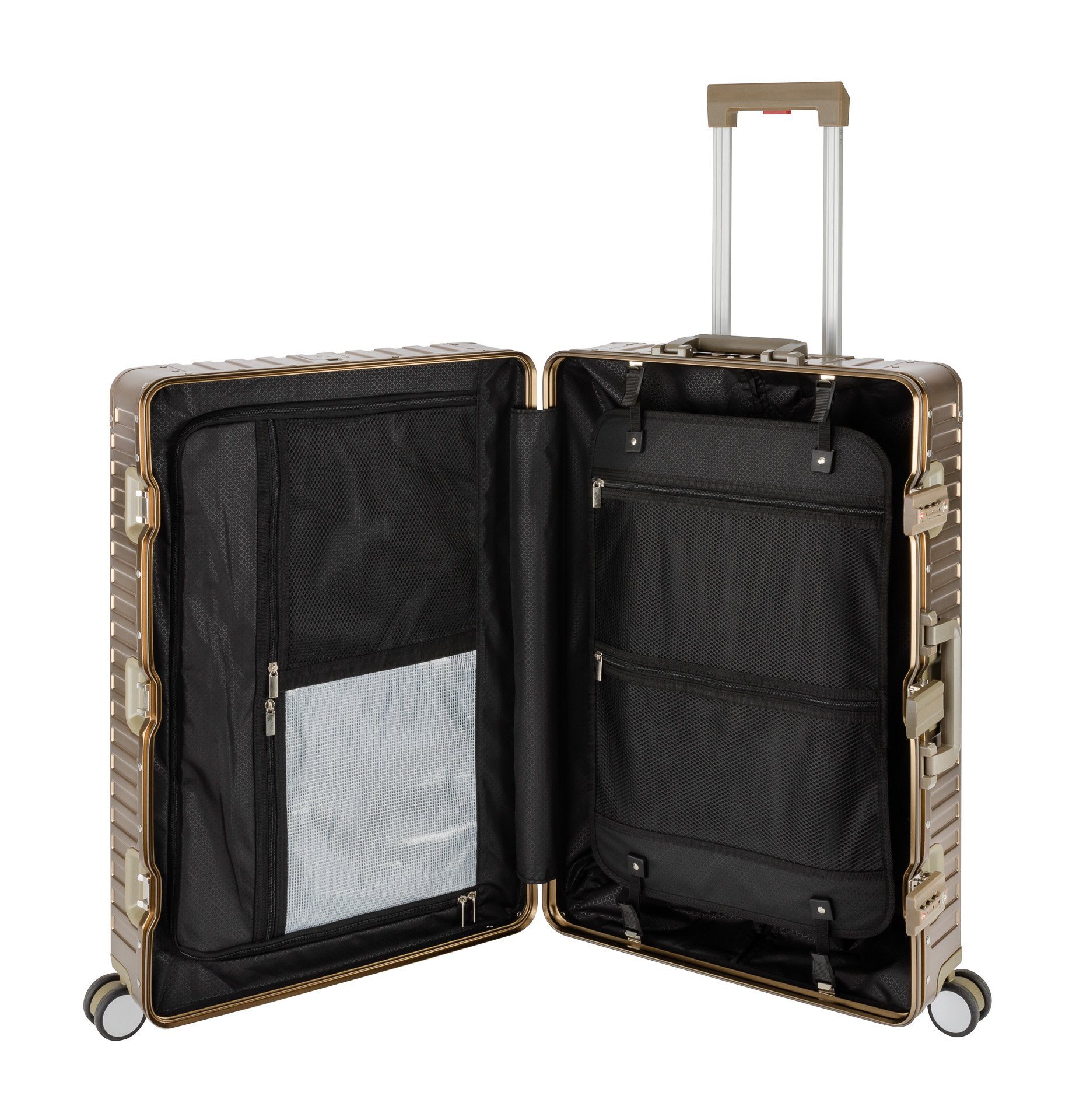 Travelhouse Hartschalen-Trolley Tokyo, 4 Rollen, Aluminium günstig online kaufen