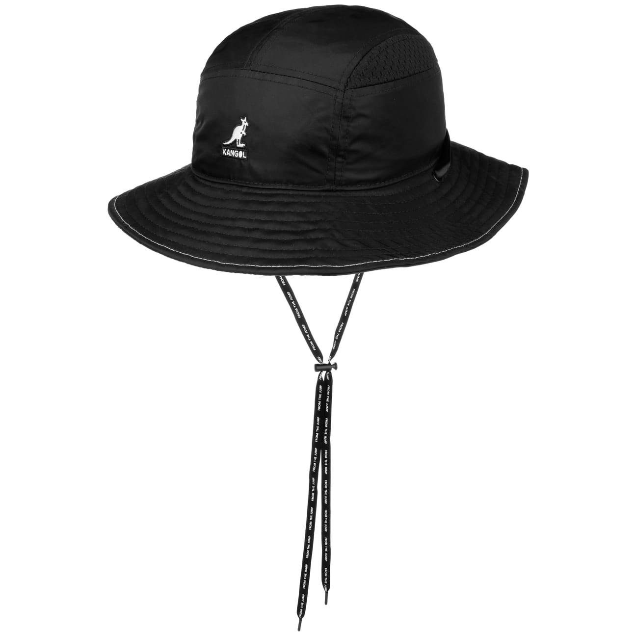 Kangol Fischerhut (1-St) Sonnenhut mit Kinnband schwarz | Sonnenhüte