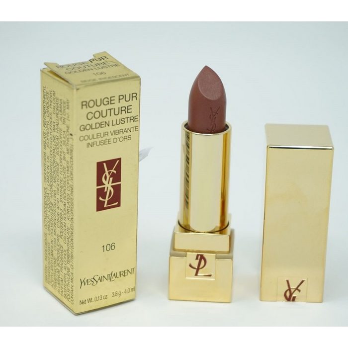 YVES SAINT LAURENT Rouge-Palette Yves Saint Laurent Rouge pur Couture Golden Lustre 106 Beige Iridesce