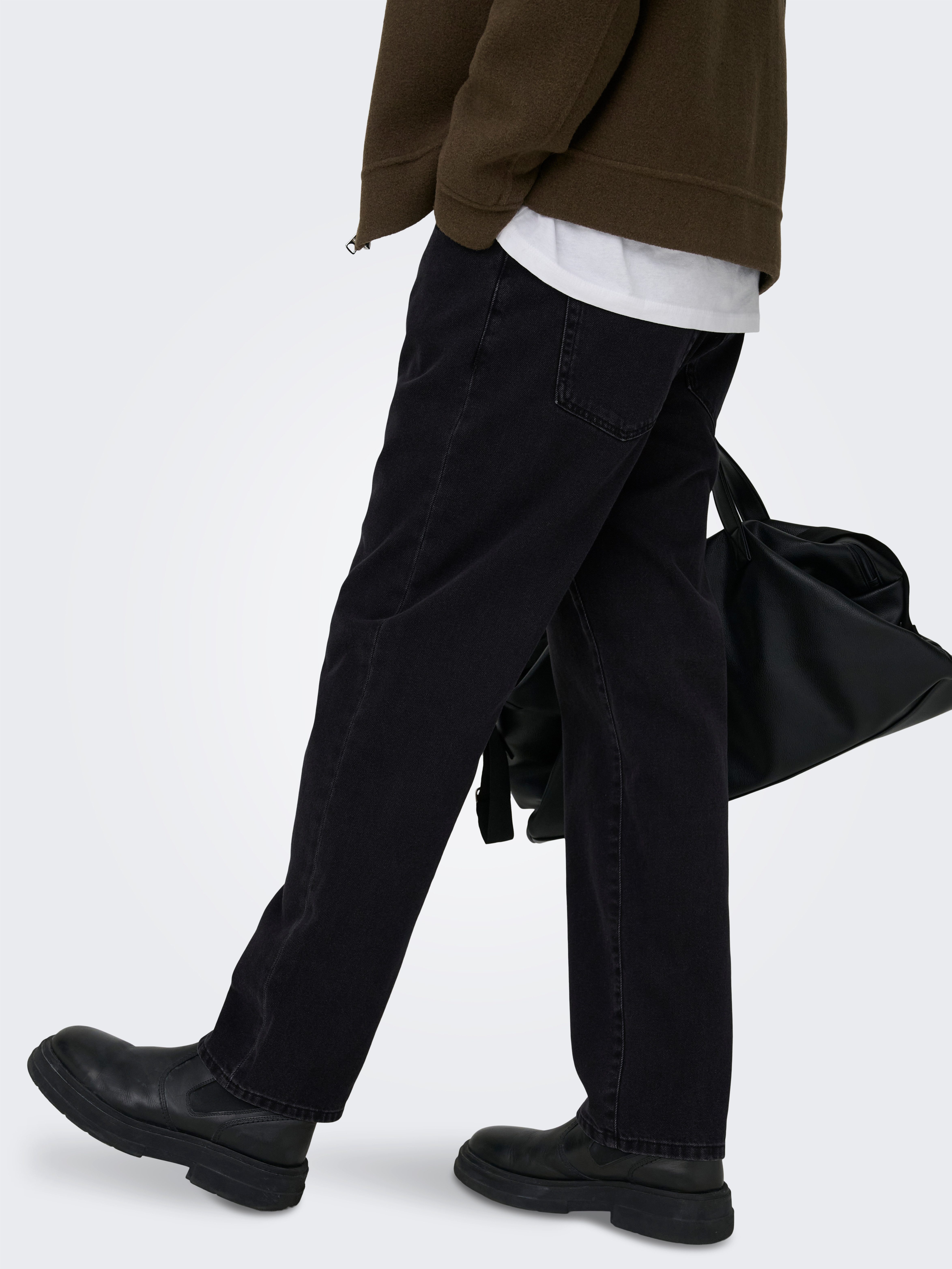 ONLY & SONS Regular-fit-Jeans ONSEDGE STRAIGHT JAX BOX TAI DNM NOOS günstig online kaufen