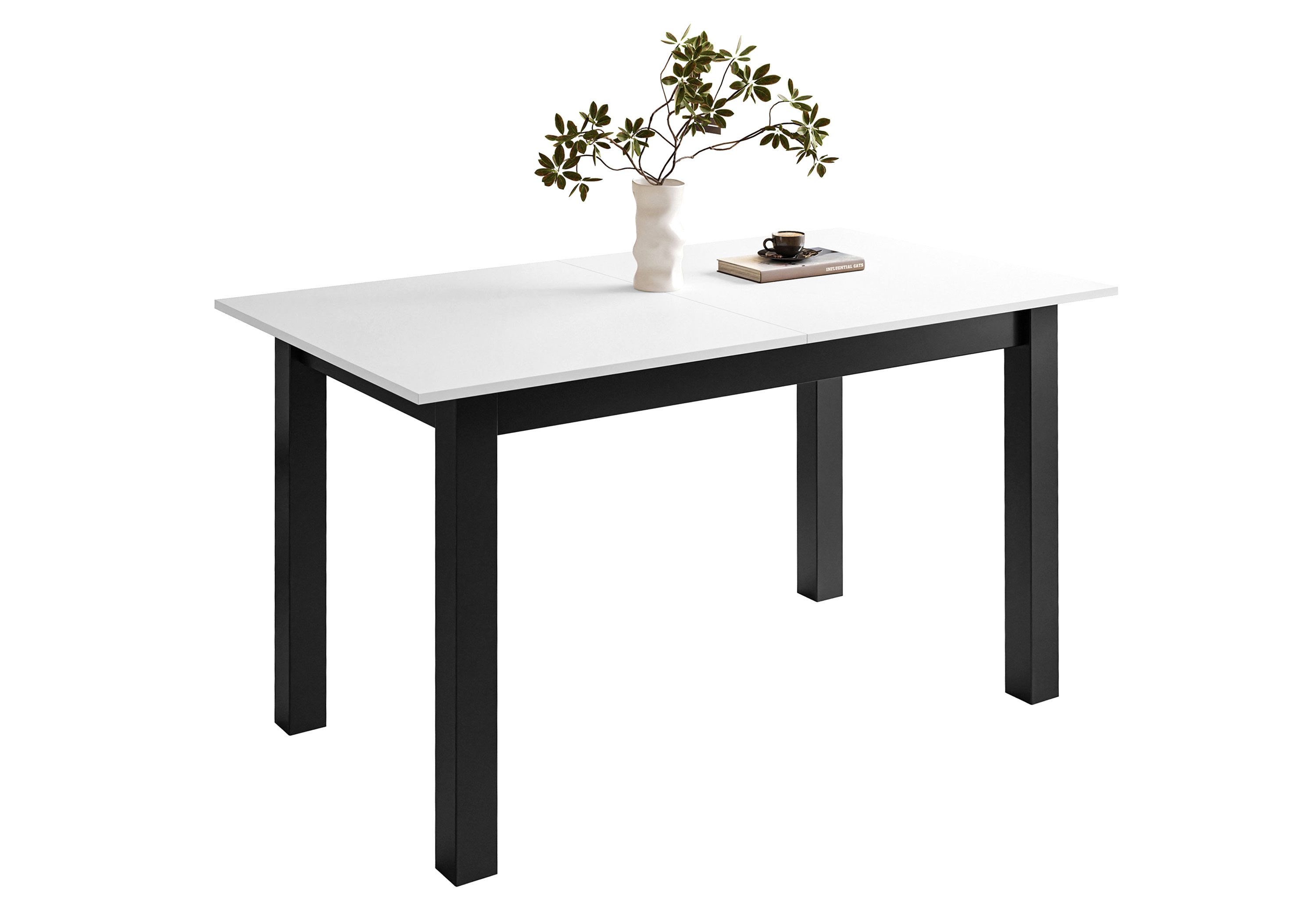 Lookway Klapptisch Ausklappbarer Tisch für 6-8 Personen Wohnzimmer ARTON 140 cm, Breite: 140-195