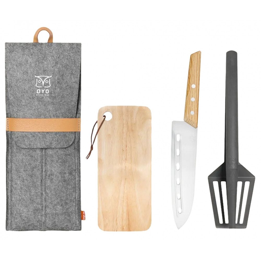 ØYO Grillbesteck-Set Oyo Trio Tursett Outdoor Grill- und Koch-Set