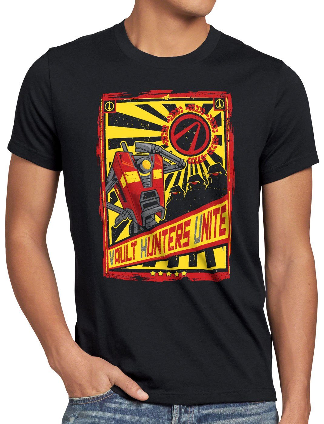 style3 T-Shirt Hunter Unite cell shading ego shooter borderlands 2 3 4 günstig online kaufen