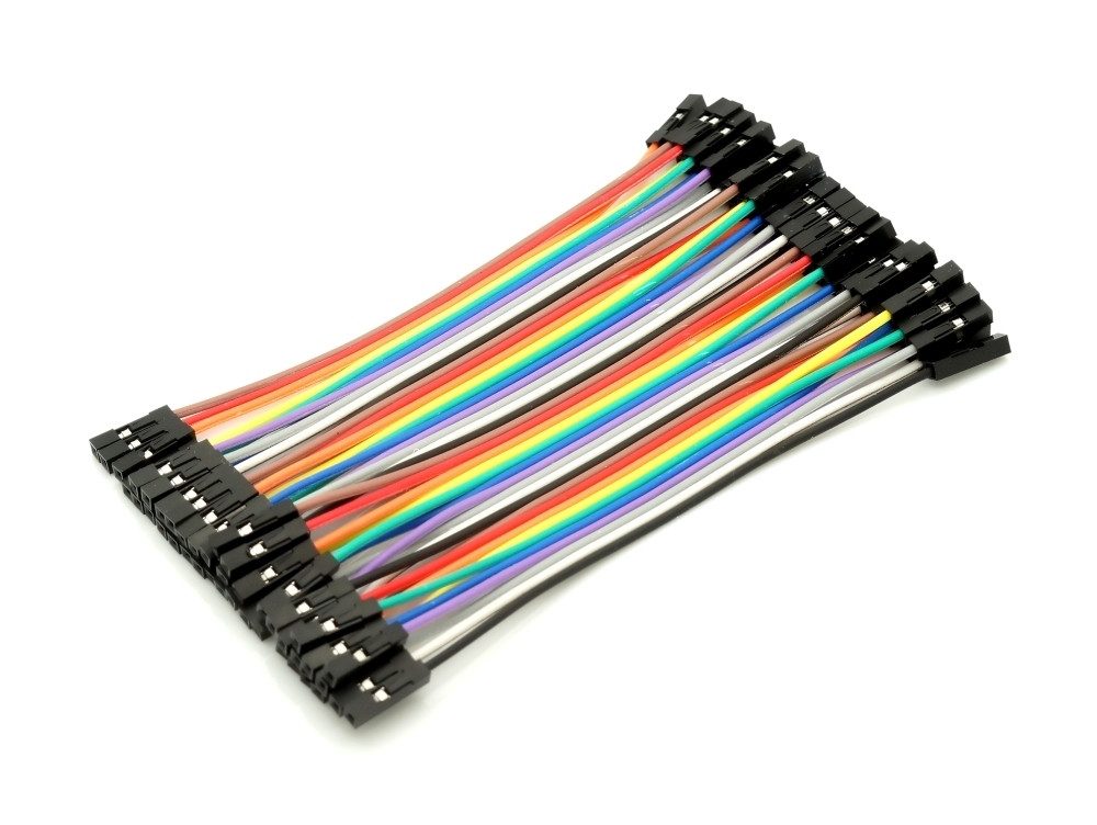 40pin Jumper / Dupont Kabel Female  Female trennbar - Länge: 0,10 m Elektro-Kabel
