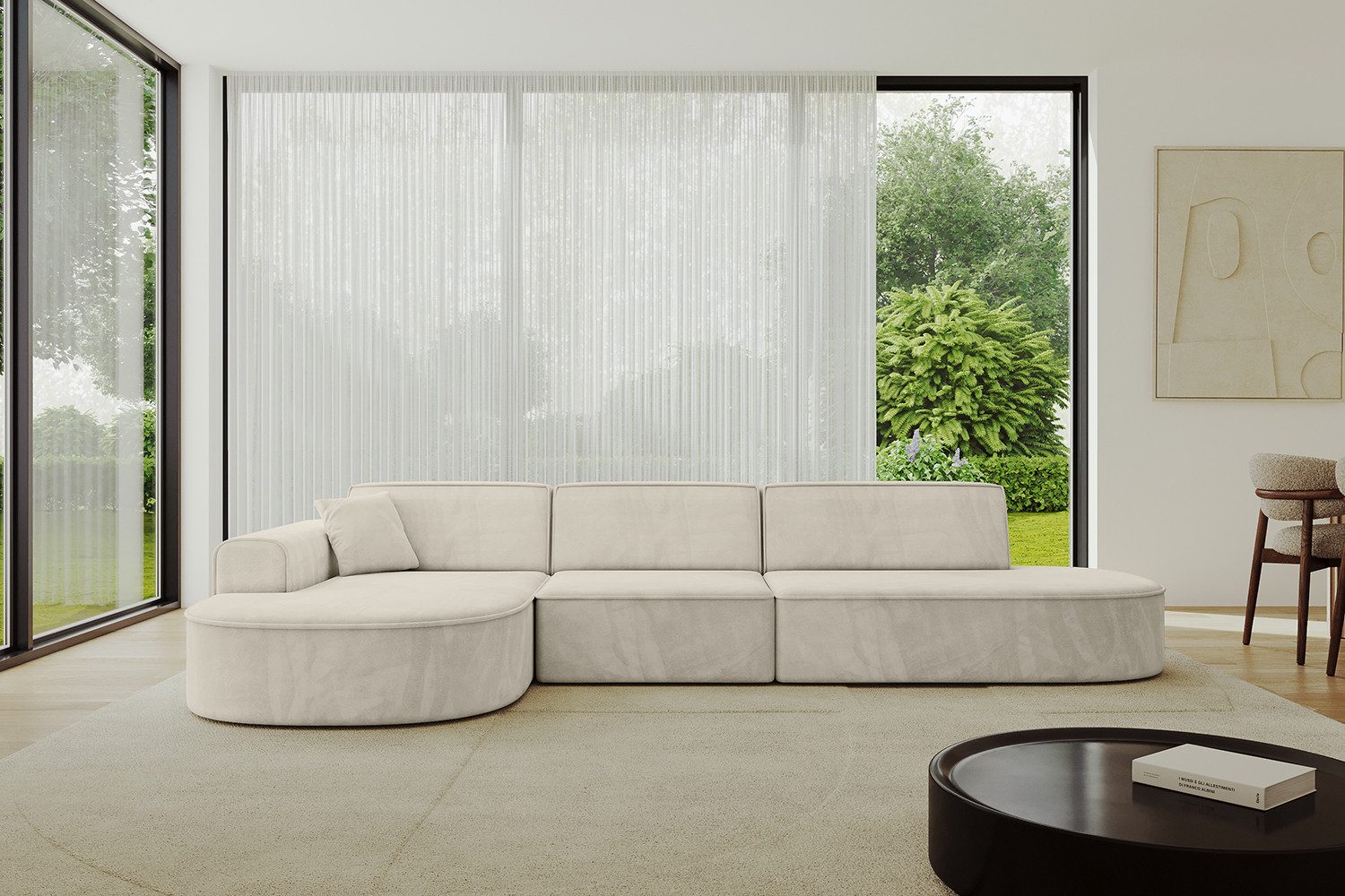 ALTDECOR Ecksofa MARI-L2, Sofa Praktische Bequeme Funktionsecke Couch L-Form Eckcouch, Corner Sofa L-Form Vielseitige Sofa Wohnlandschaft Wohnzimmer
