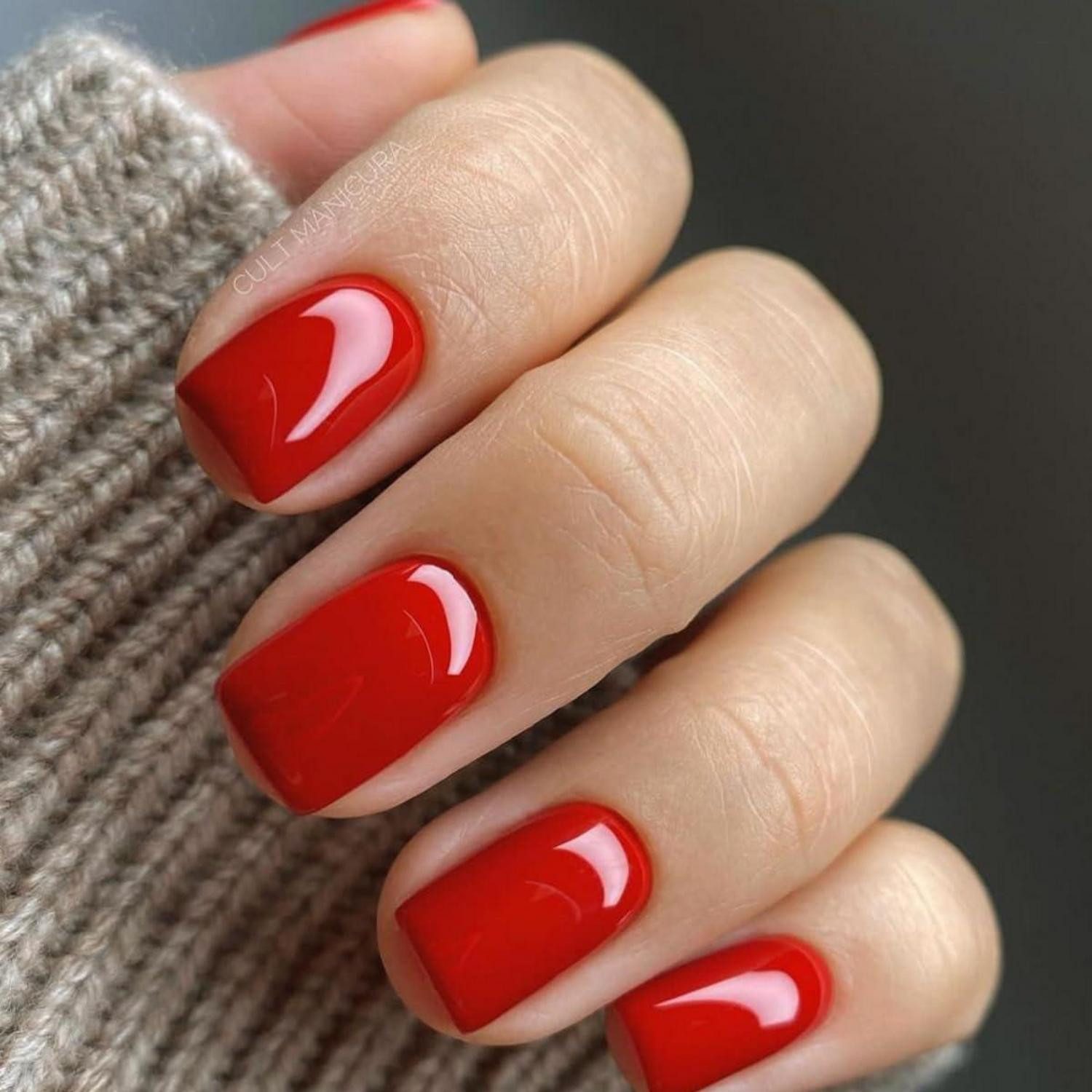 Kunstfingernägel 24 Blood Rot Nägel Zum Aufkleben Eckig Press on Nails Glossy Fake