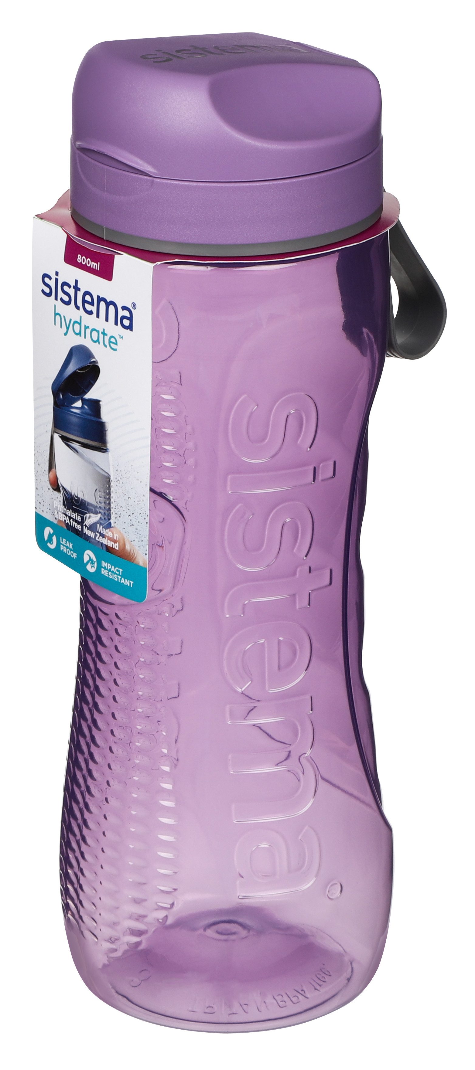 Trinkflasche Sistema 800ml Tritan Active Bottle - Misty Purple