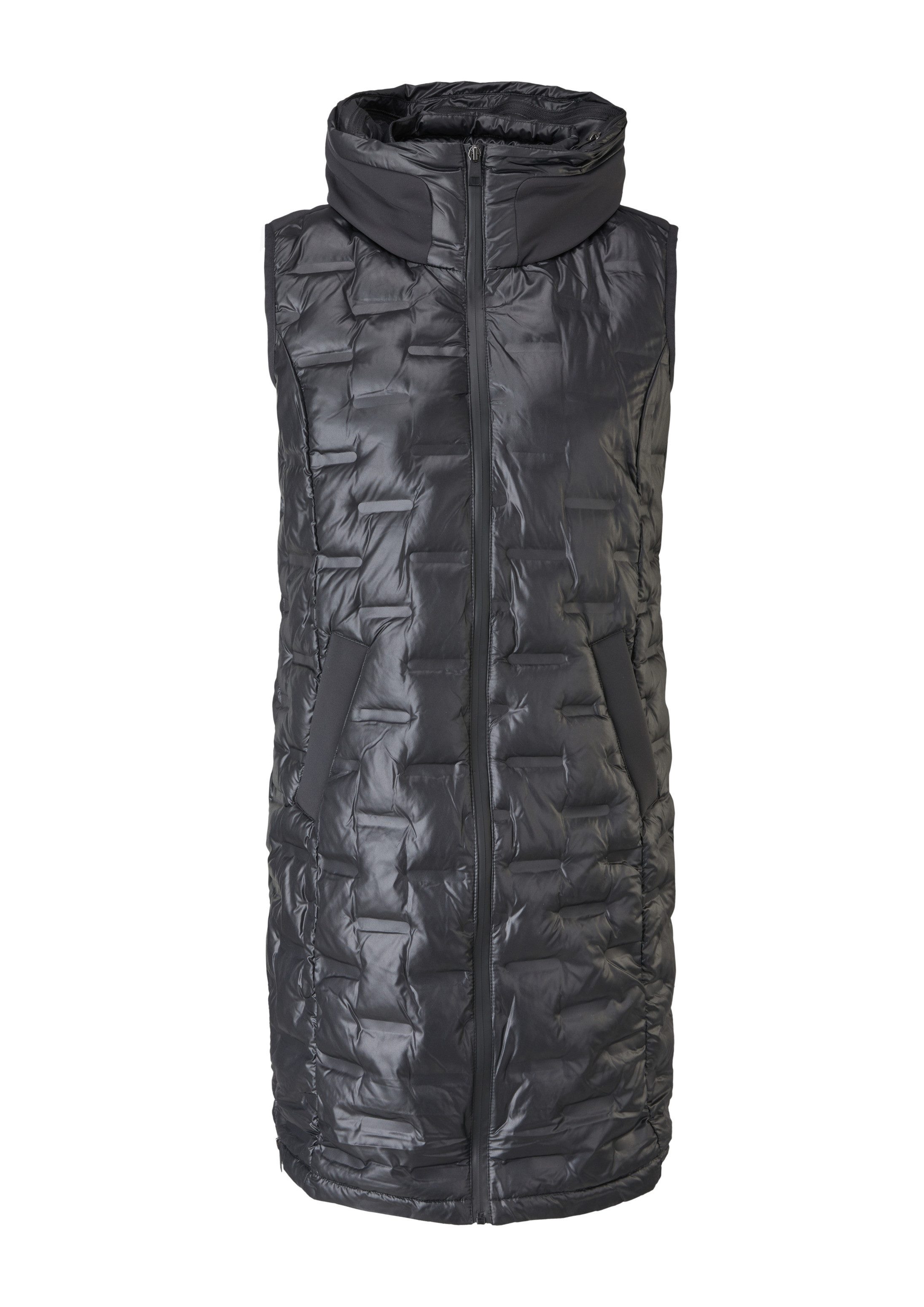 s.Oliver Outdoorjacke Outdoor-Weste Long-Weste mit Steppung