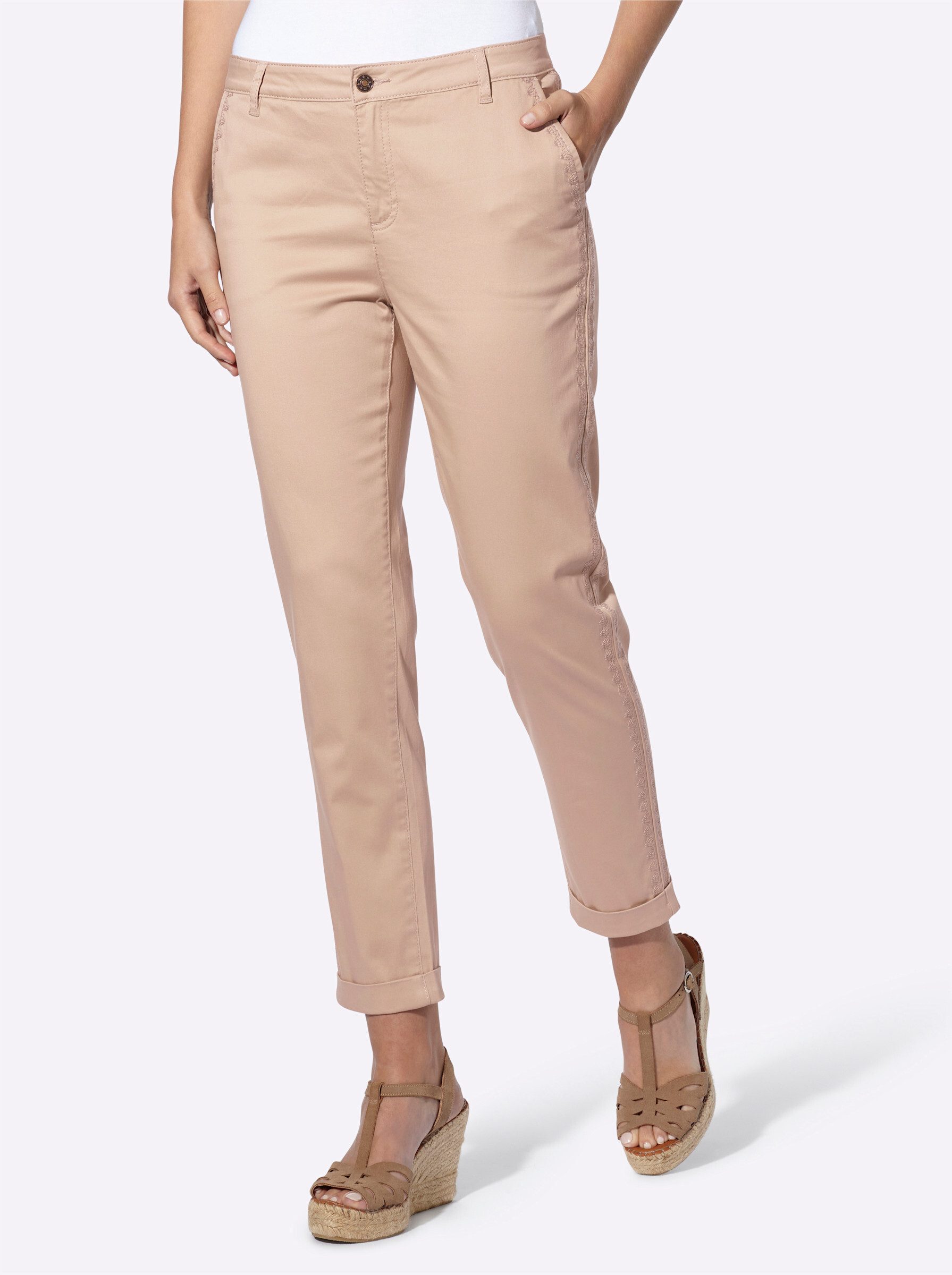 heine Jerseyhose Chinohose normal günstig online kaufen