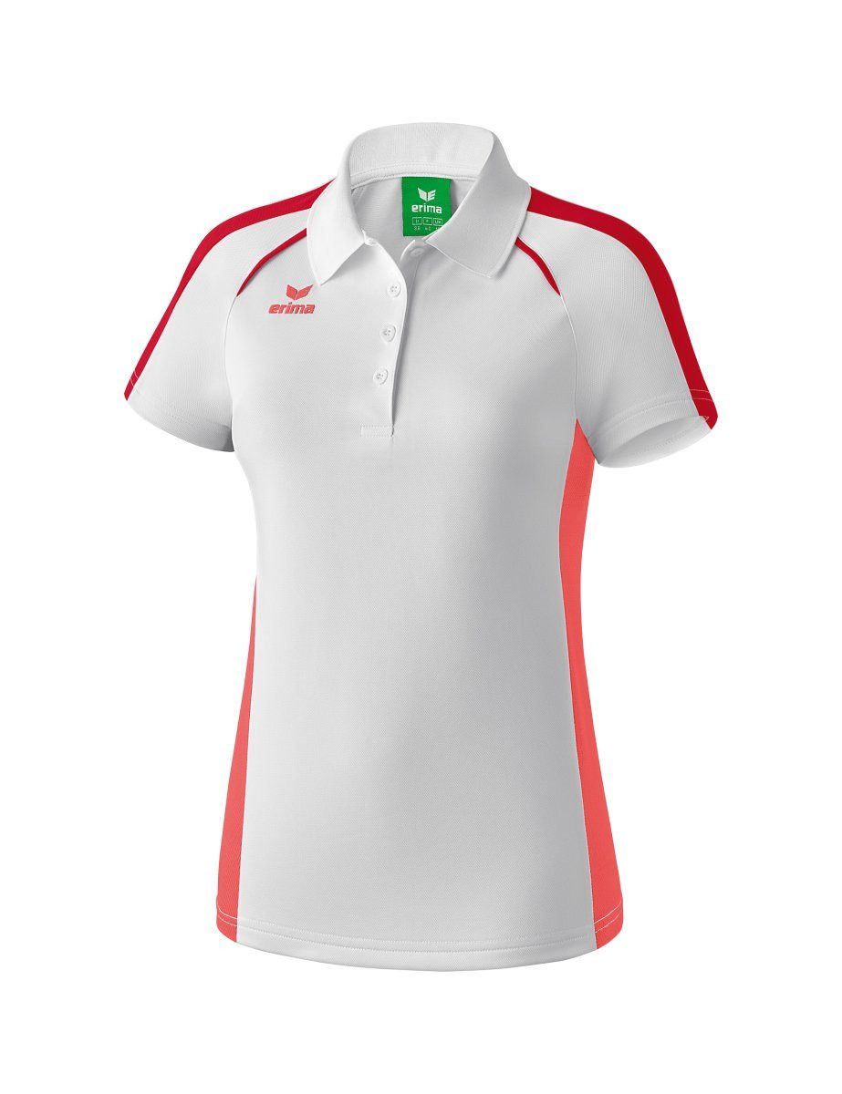 Erima Poloshirt Masters weiss/koralle Damen