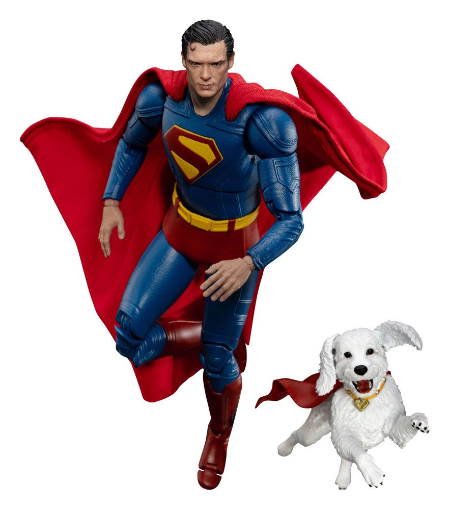 Beast Kingdom Toys Actionfigur Superman (2025) Actionfigur Superman & Krypto 21 cm