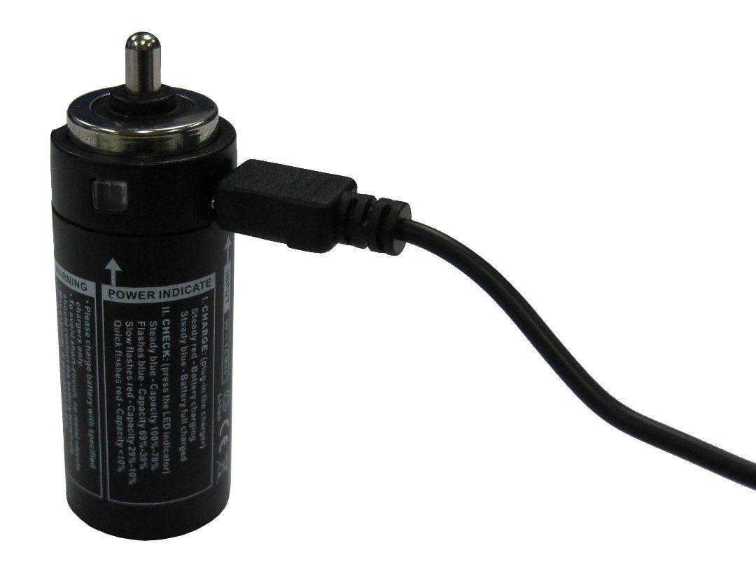 FB0001.184 Akku 2A, Max.Entladestrom (3,6 (Li-ion) Taschenlampe PowerSmart geschützt PCM mit 1400 Akku Lithium-ion V) mAh