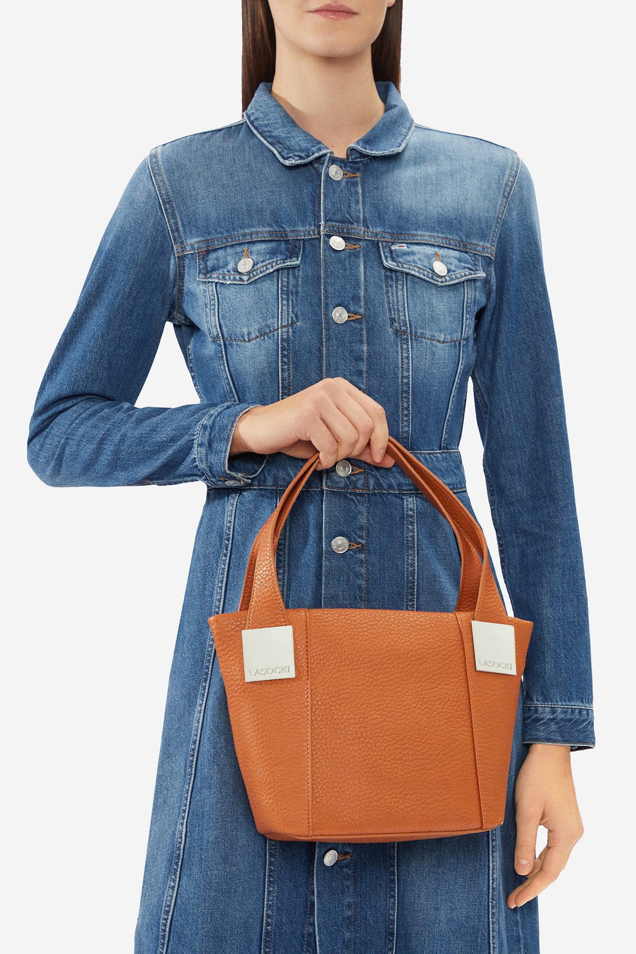 LASOCKI Handtasche Lasocki Kleine Tasche LSK-K-059-06 braun