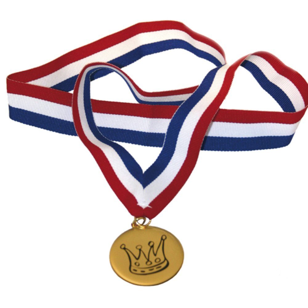 EDUPLAY Spielzeug-Gartenset Sport Medaille mit Stoffband