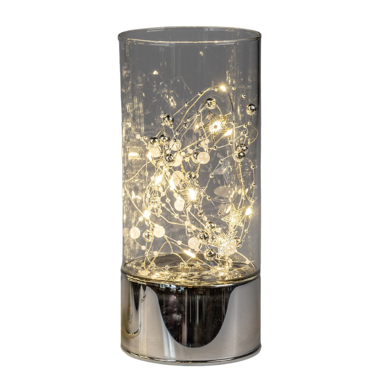 formano LED Tischleuchte Stars 6 Pearls, LED, Mit Timerfunktion, Transparent, Perlen, H: 20cm