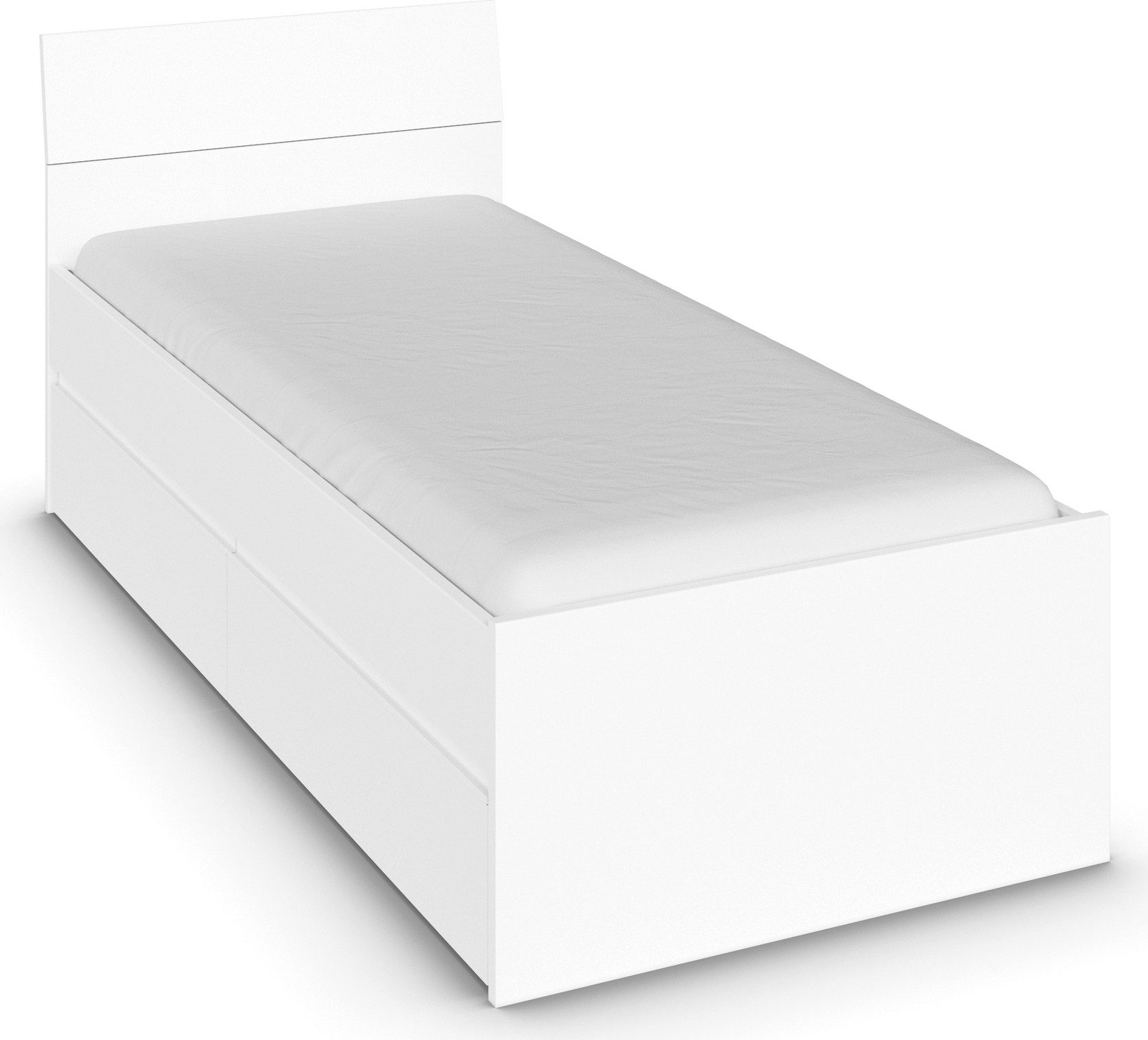 rauch Stauraumbett Doppelbett Einzelbett Bett für kleine Räume Stauraum JOEL (Liegefläche 90x200 oder 140x200 cm), praktische Bettschubkästen für zusätzlichen Stauraum MADE IN GERMANY
