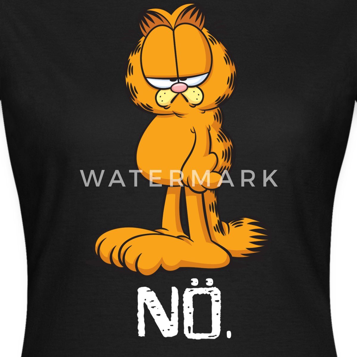 Spreadshirt T-Shirt Garfield Nö Nein Kein Bock Lustig Frauen T-Shirt (1-tlg günstig online kaufen