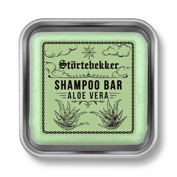 Störtebekker Festes Haarshampoo Aloe Vera, Vegane & Nachhaltige Reinigung für Körper und Haar