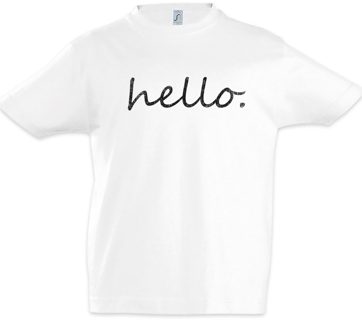 Print-Shirt Hello. Kinder T-Shirt Geek Nerd Science Scientist Programmierer
