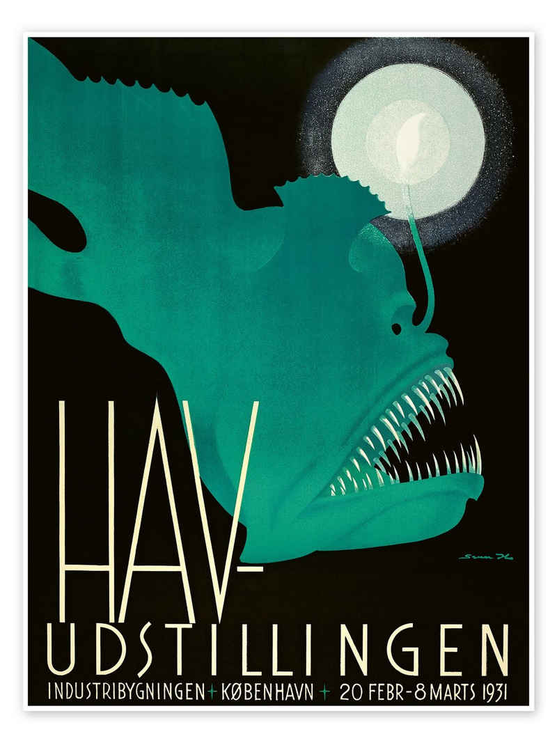 Posterlounge Poster Sven Henriksen, Meeresausstellung (dänisch), Schlafzimmer Modern Malerei