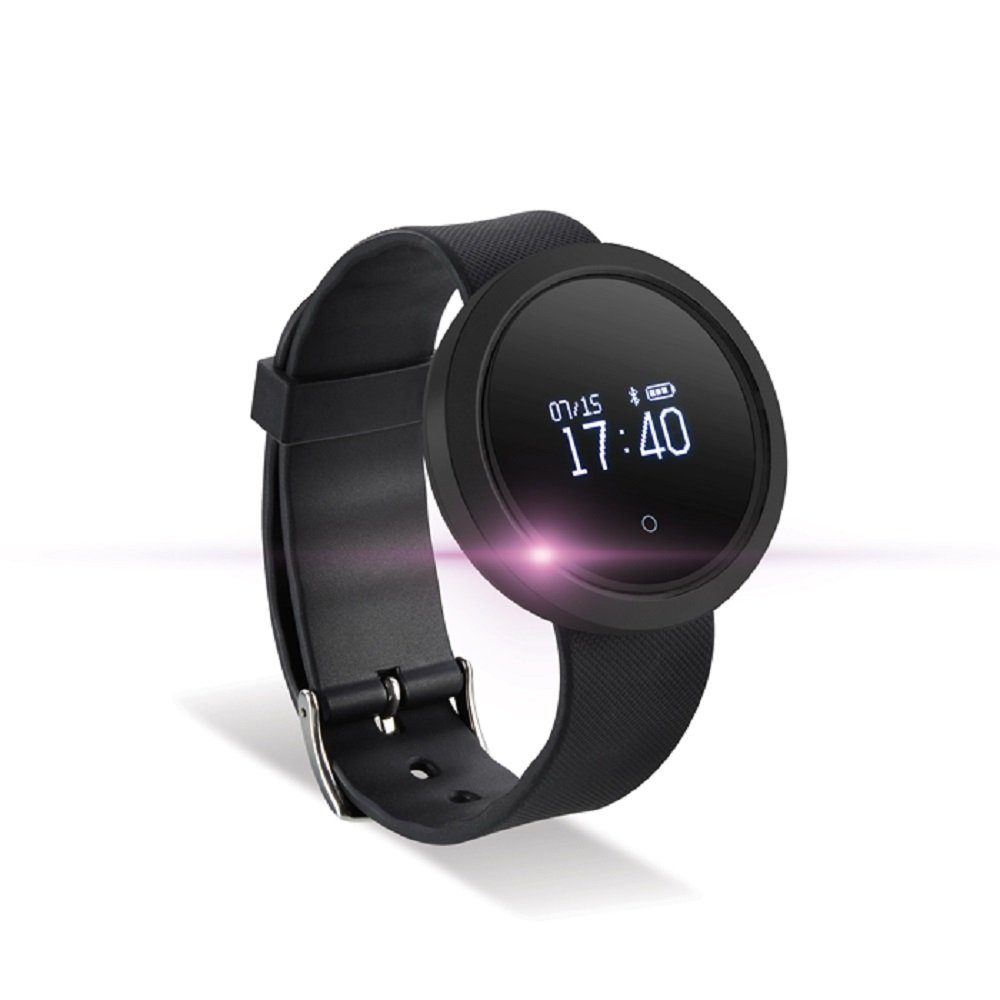 Forever Fitness-Tracker Fitness Tracker Sport Armband Uhr Bluetooth Smart  Watch Aktivitätstracker Schrittzähler Pulsmesser Schwarz für Anrdoid iPhone