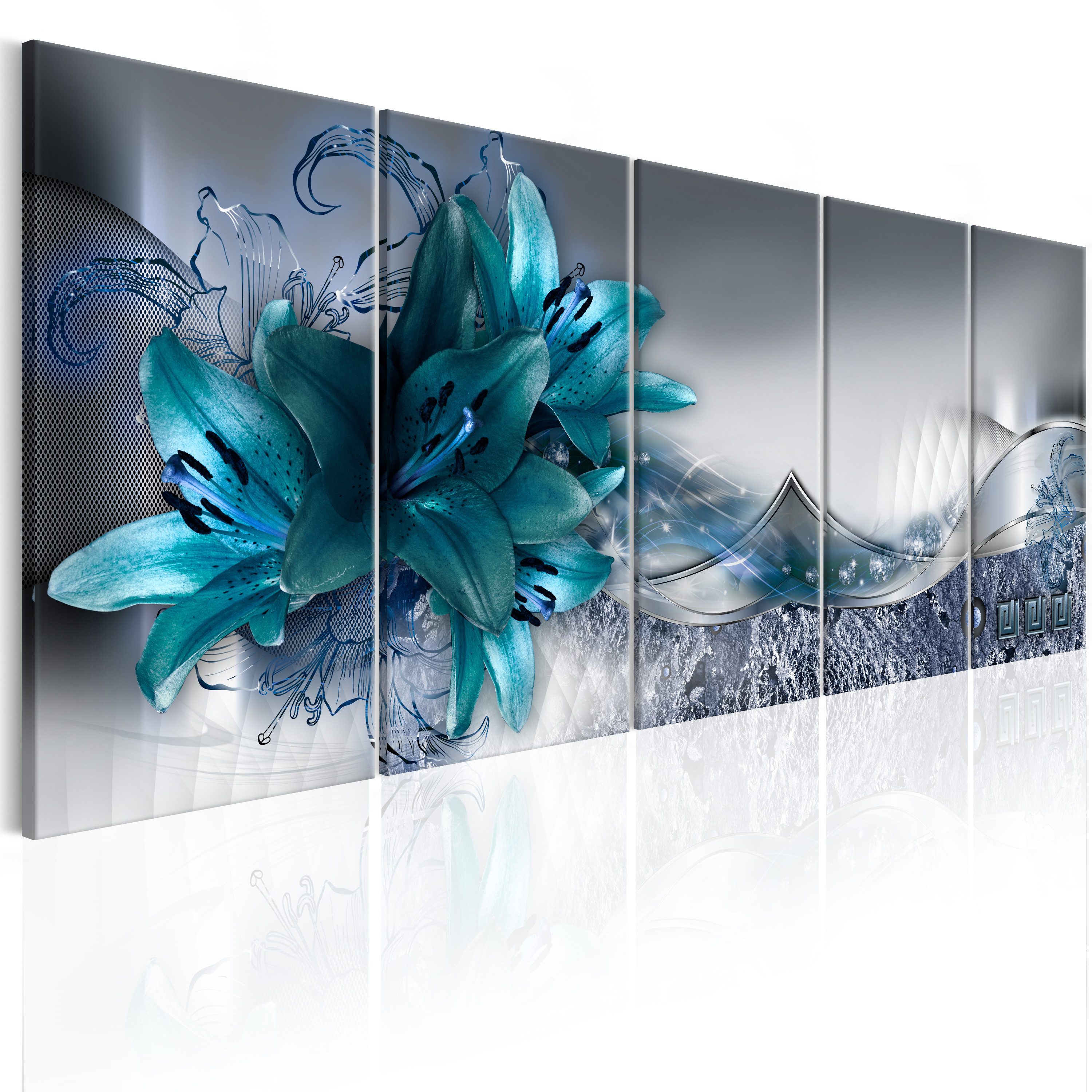 Artgeist Wandbild Arctic Lilies