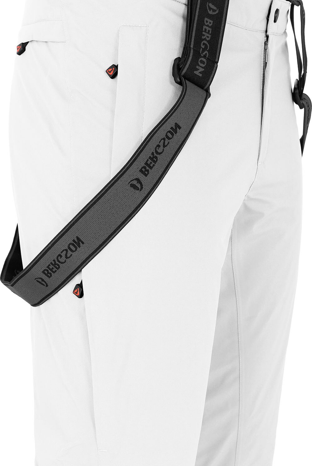 Bergson Skihose FLEX Herren Skihose, warm wattiert, elastisch, wasserdicht, Normalgrößen
