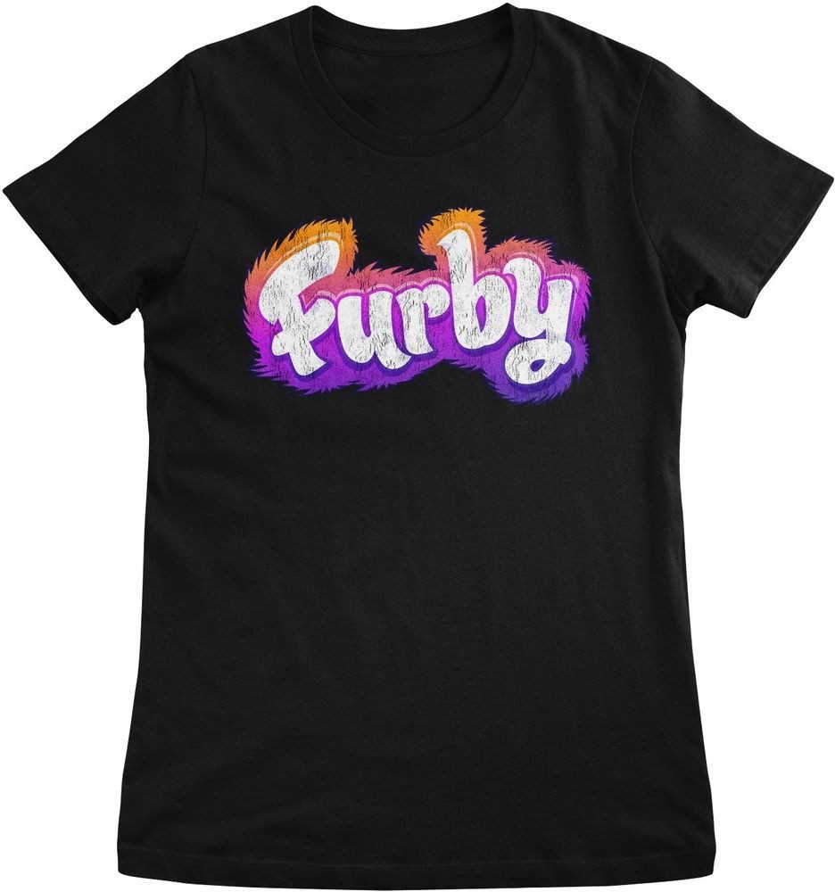 T-Shirt Furby Washed Logotype Girly Tee