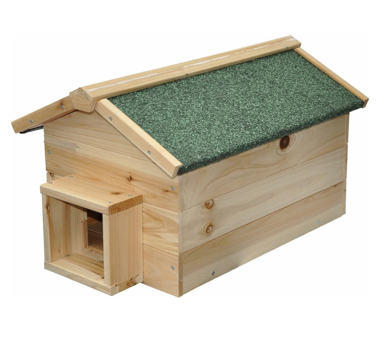 nanook Kleintierkäfig Igelhaus Kleintierhaus natur 50 x 36 x 31 cm