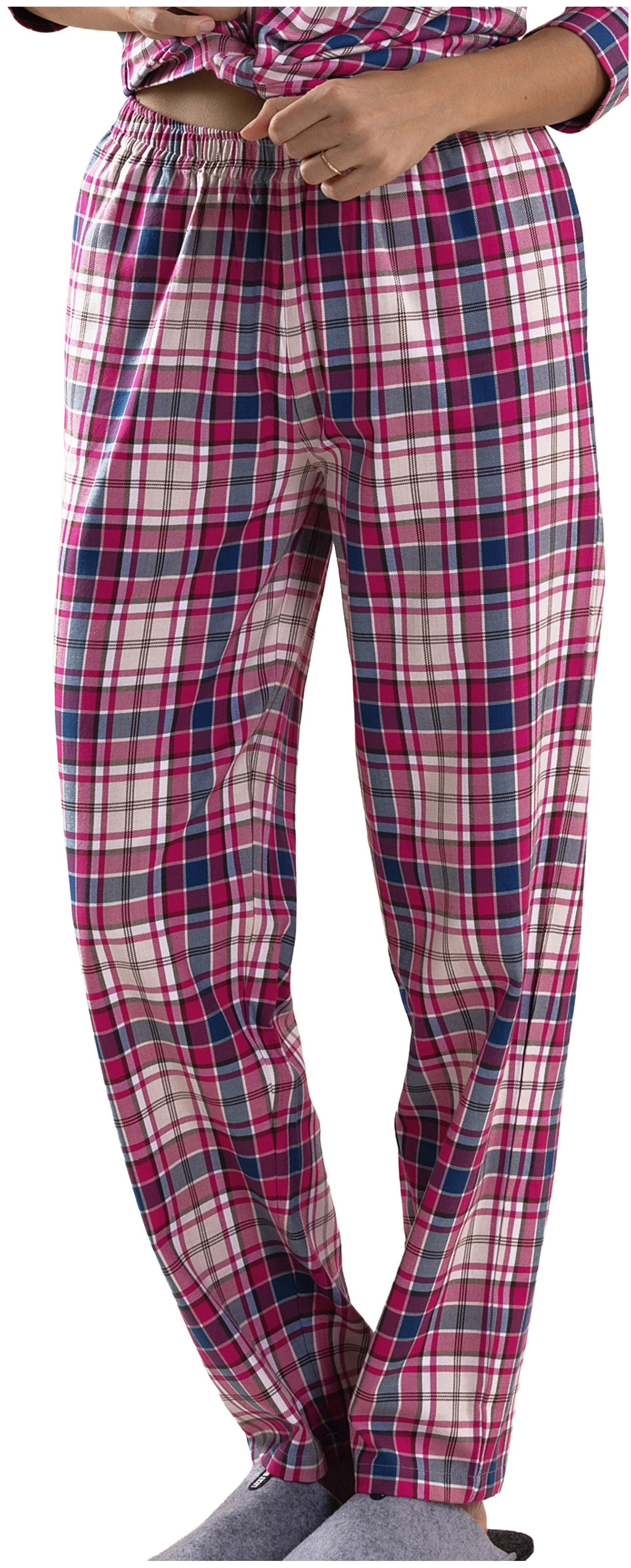 Nina Von C. Pyjamahose Damen Schlafanzughose Homewear (1-tlg) Baumwolle