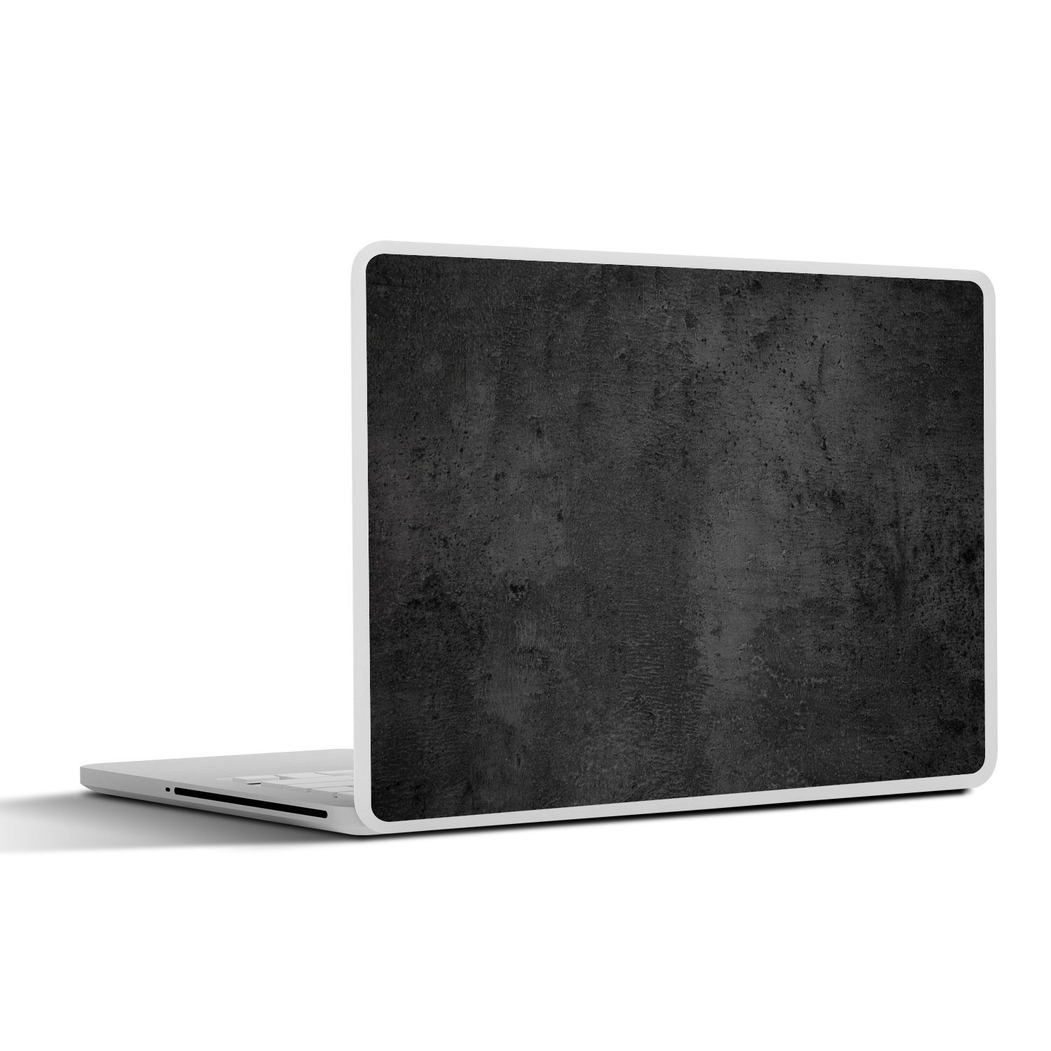MuchoWow Laptop-Aufkleber Beton - Robust - Vintage - Rustikal - Grau - Schwarz, (1tlg), Laptop Folien Cover, Aufkleber, Sticker, Schutz vor Kratzern, 30x21 cm