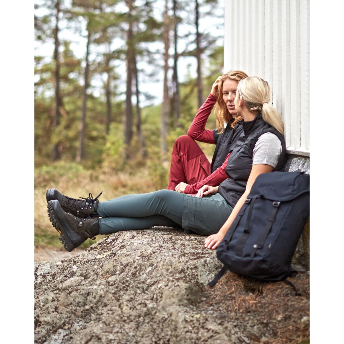 Lundhags Vandra II Mid Hikingschuh Technischer Mid-Cut-Stiefel mit dreilagiger Shell-Konstruktion, ideal