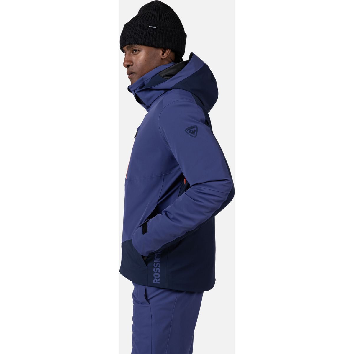 Rossignol Skijacke Blackside Jacket Elegante Skijacke mit recycelter Isolierung und höchstem Wetterschutz