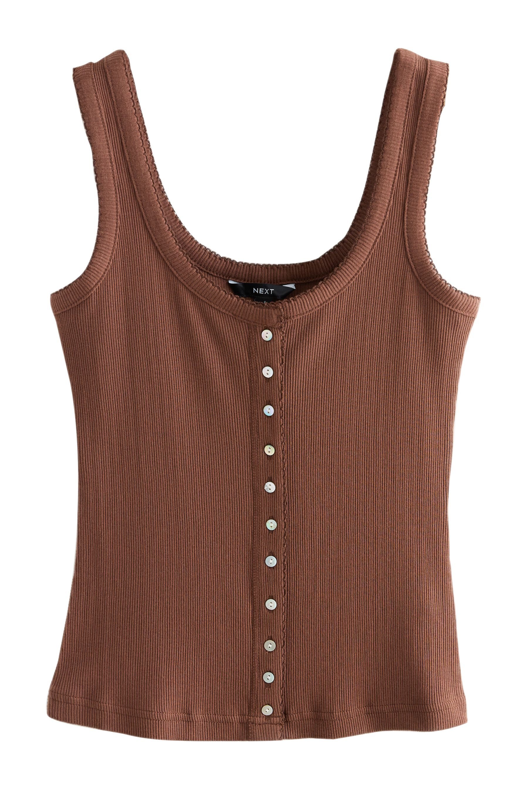 Next Trägertop Trägertop mit Lochstickerei (1-tlg)