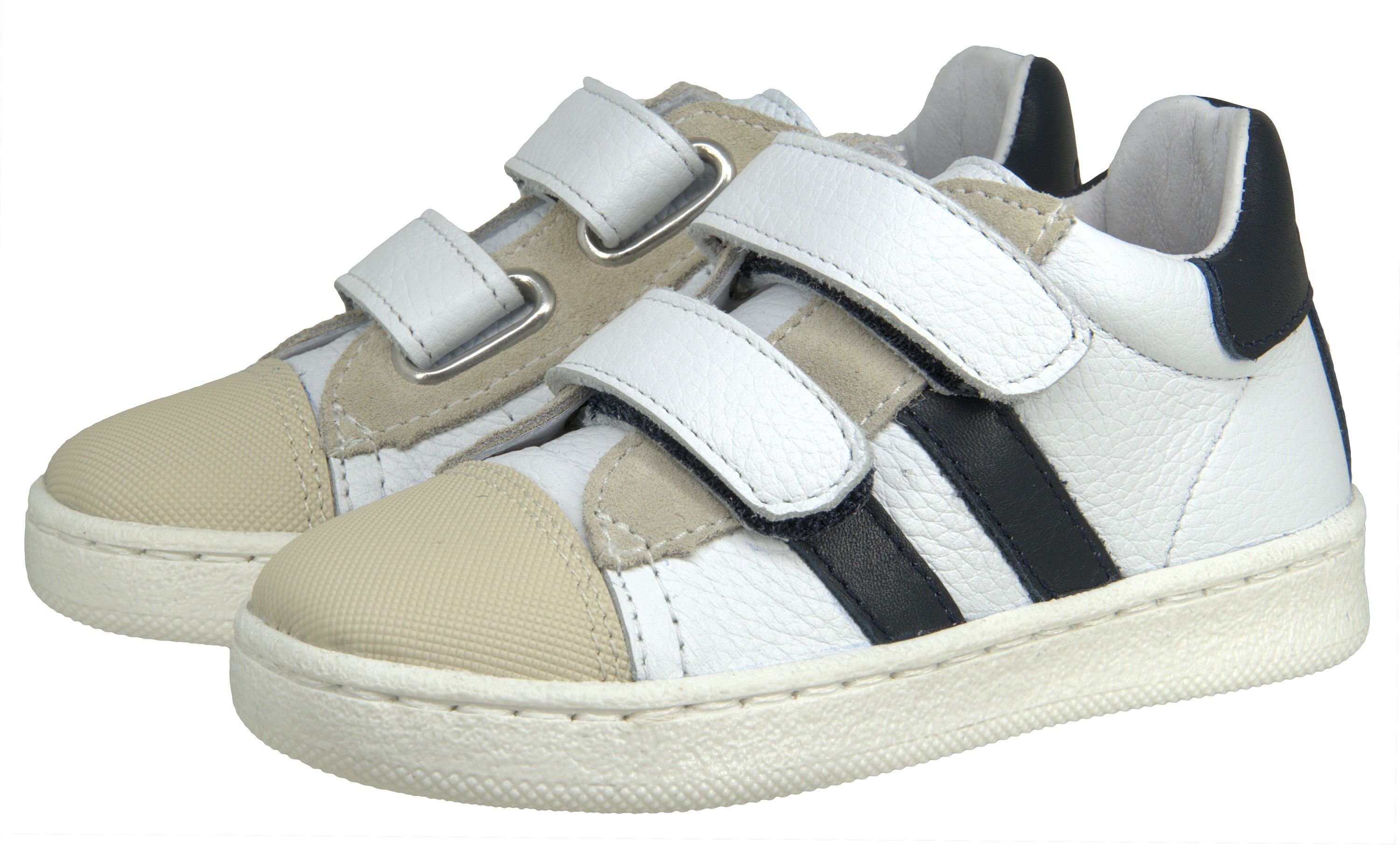 Clic Clic Sneakers Halbschuh Schuhe Jungen Leder Weiß 9891 Schnürschuh